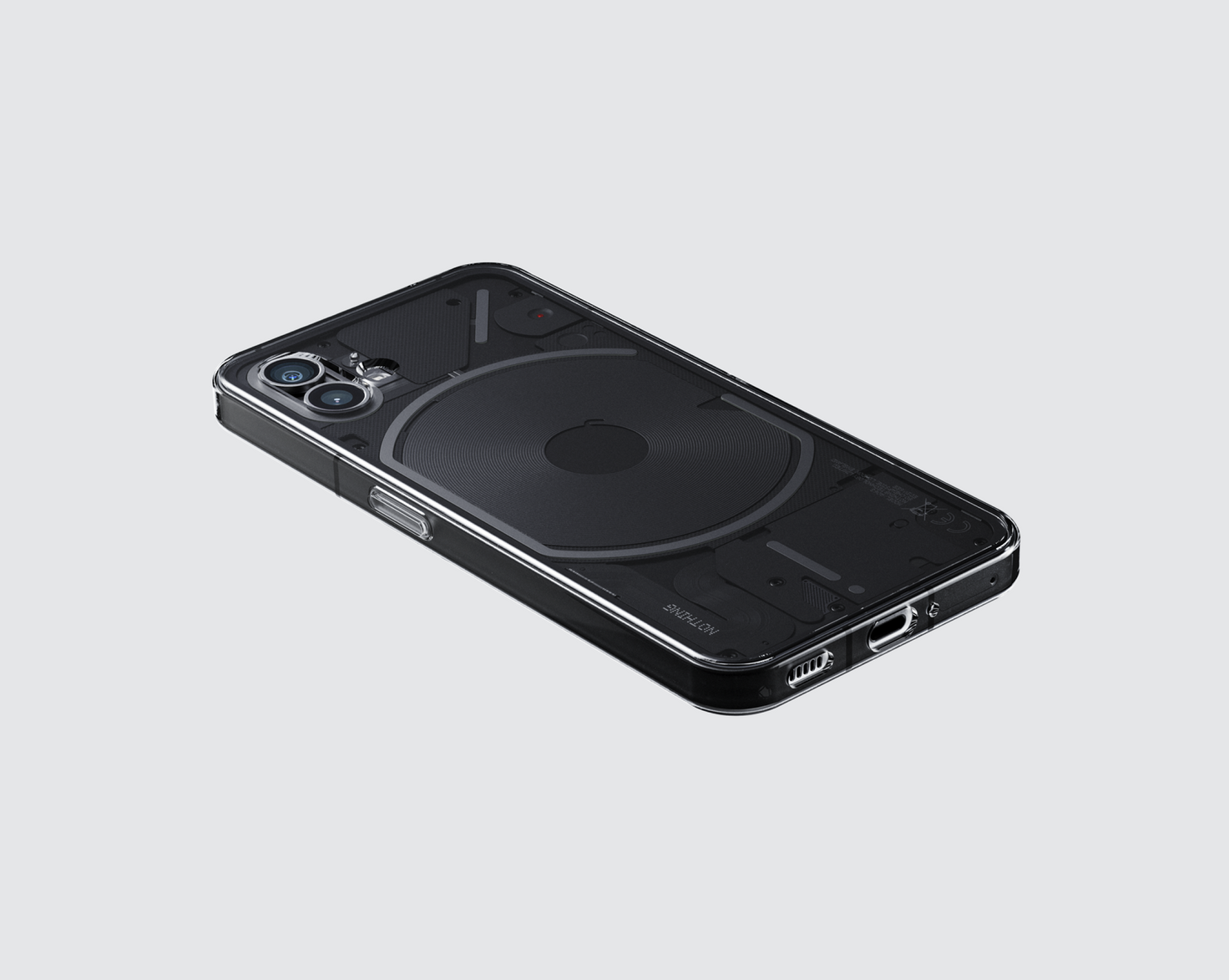 ESTH® Kompatibel mit Nothing Phone (1) Hülle mit 360° Drehbarer Ring  Ständer Schutzhülle Case [für Handyhalterung Auto Magnet] Militär Stoßfest